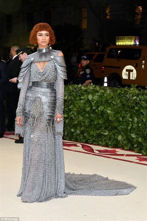 Zendaya joan of arc dress